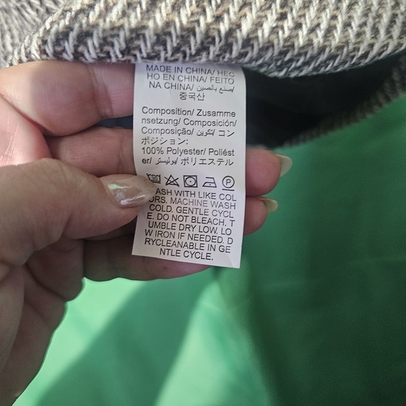 Boutique Elegant Tweed Vest Size Large PTP 22 - Picture 2 of 4